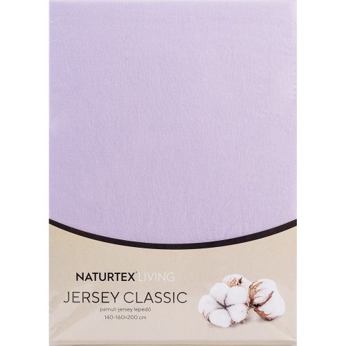 Naturtex Jersey fitted bed sheet - orchid purple 90-100x200 cm