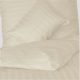 Billerbeck Réka 3-piece cotton-satin bed linen set - Panna Cotta