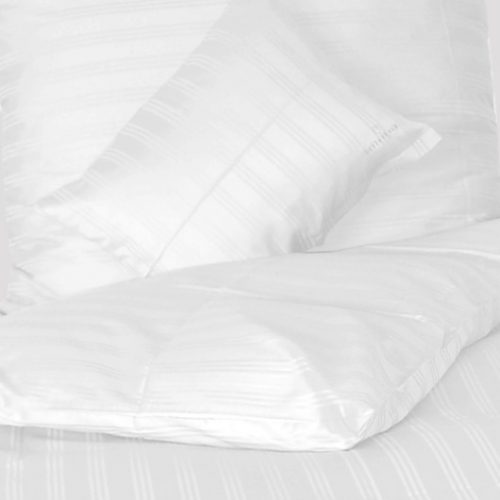 Billerbeck Réka 5-piece cotton-satin bed linen set - white