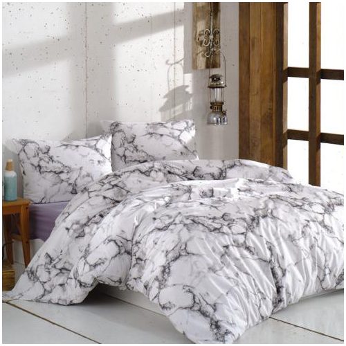 Naturtex 2-piece cotton bed linen set - Marble