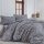 Naturtex 2-piece cotton bed linen set - Grey forest