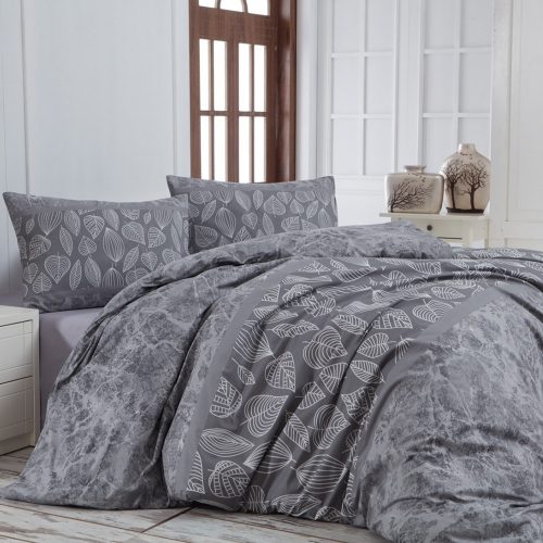 Naturtex 2-piece cotton bed linen set - Grey forest