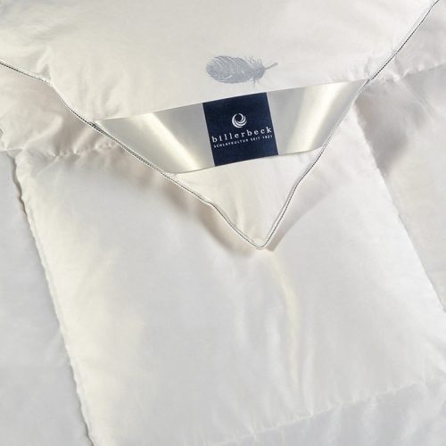 Billerbeck Virgin-Satin Uno feather-down duvet 200x220 cm