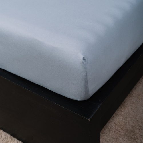 Naturtex Jersey fitted bed sheet - light grey 180-200x200 cm