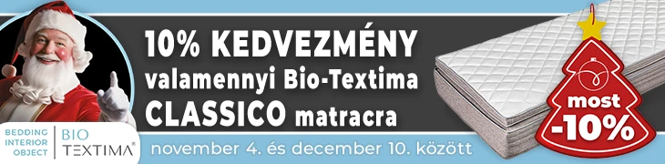 Bio-Textima decemberi matrac akció